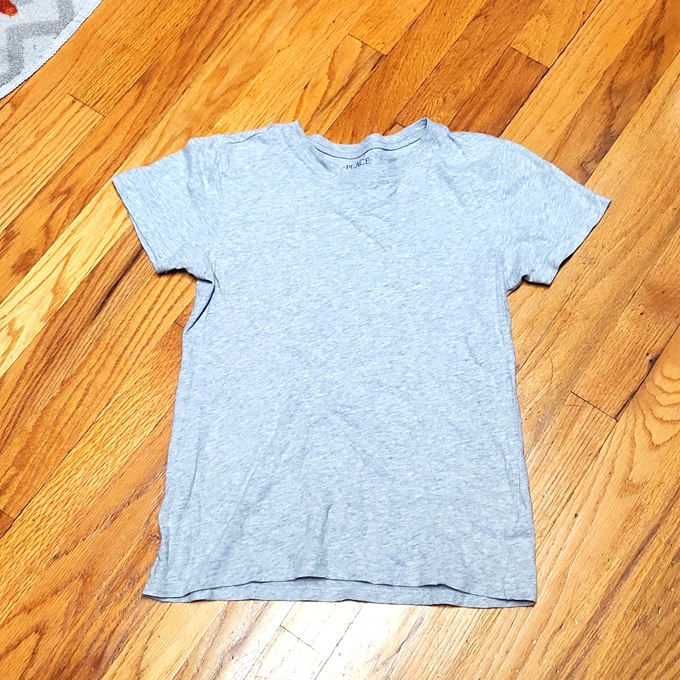 Boy's 10/12 Basic Tee, Euc